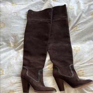 Michael Kors Brown Knee-High Boots